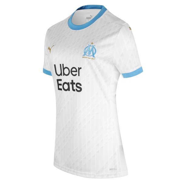 Camiseta Marsella 1ª Mujer 2020 2021 Blanco